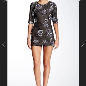 Dirty Ballerina Floral Skirted Romper Sz Medium